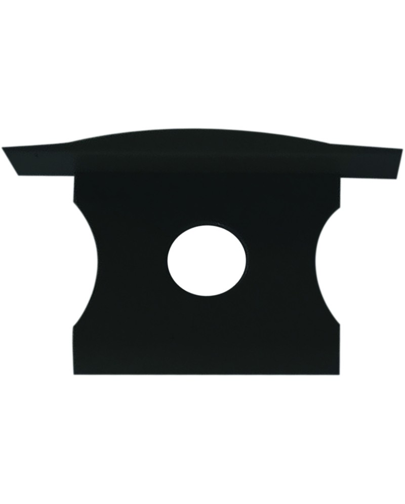 TAPA C/ AGUJ PERFIL ALU. NEGRO 2000*17.3*15,3mm